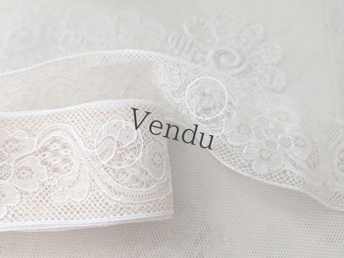 画像7: フランスヴィンテージ カレーレース313cm (7)