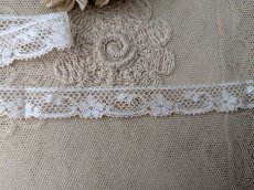 画像2: フランスアンティーク スカラップレース111cm (2)