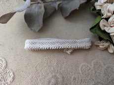 画像3: フランスアンティーク 極細レーストリム80cm (3)