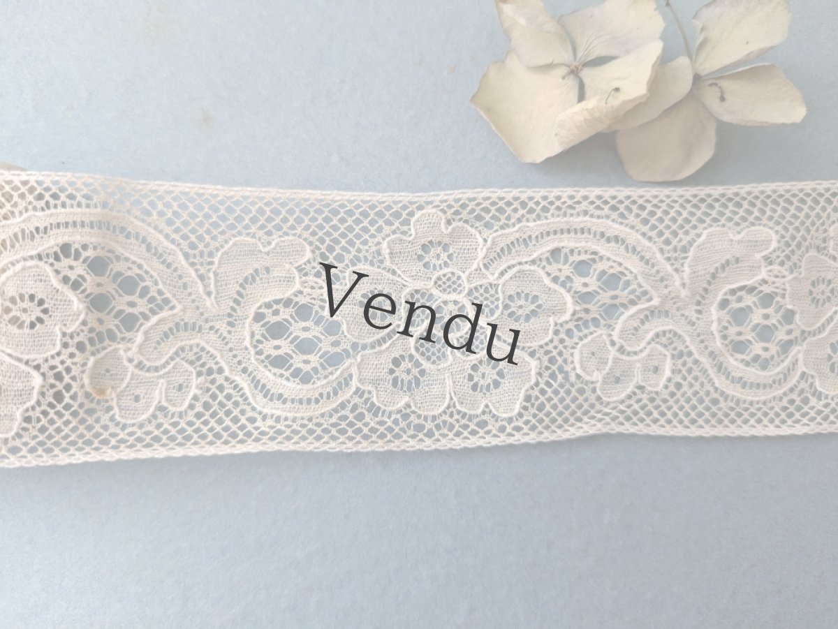 画像6: フランスヴィンテージ カレーレース313cm (6)