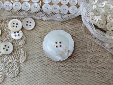 画像3: フランスアンティーク 大きな貝ボタン 31mm (3)