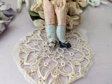 画像6: ドイツアンティーク ドールパーツ 足ペア コンポジション 5cm (6)