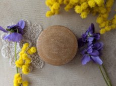 画像5: フランスヴィンテージ 木製すみれのピルケース (5)