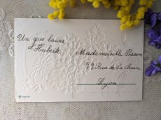 画像4: フランス 1900-1920年 ポストカード スミレとポワッソン (4)