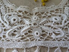 画像6: ベルギーアンティーク ロザリンペルレのつけ襟 (6)