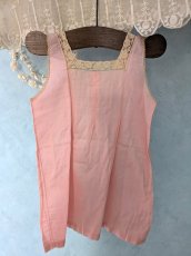 画像6: フランスヴィンテージ 小さなワンピース Rose (6)