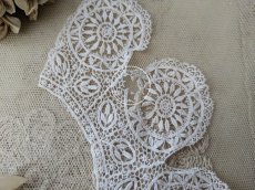 画像4: フランスヴィンテージ レースの小さなつけ襟 (4)
