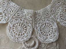 画像3: フランスヴィンテージ レースの小さなつけ襟 (3)