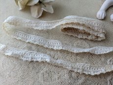 画像2: フランスアンティーク　スカラップレース 102cm (2)