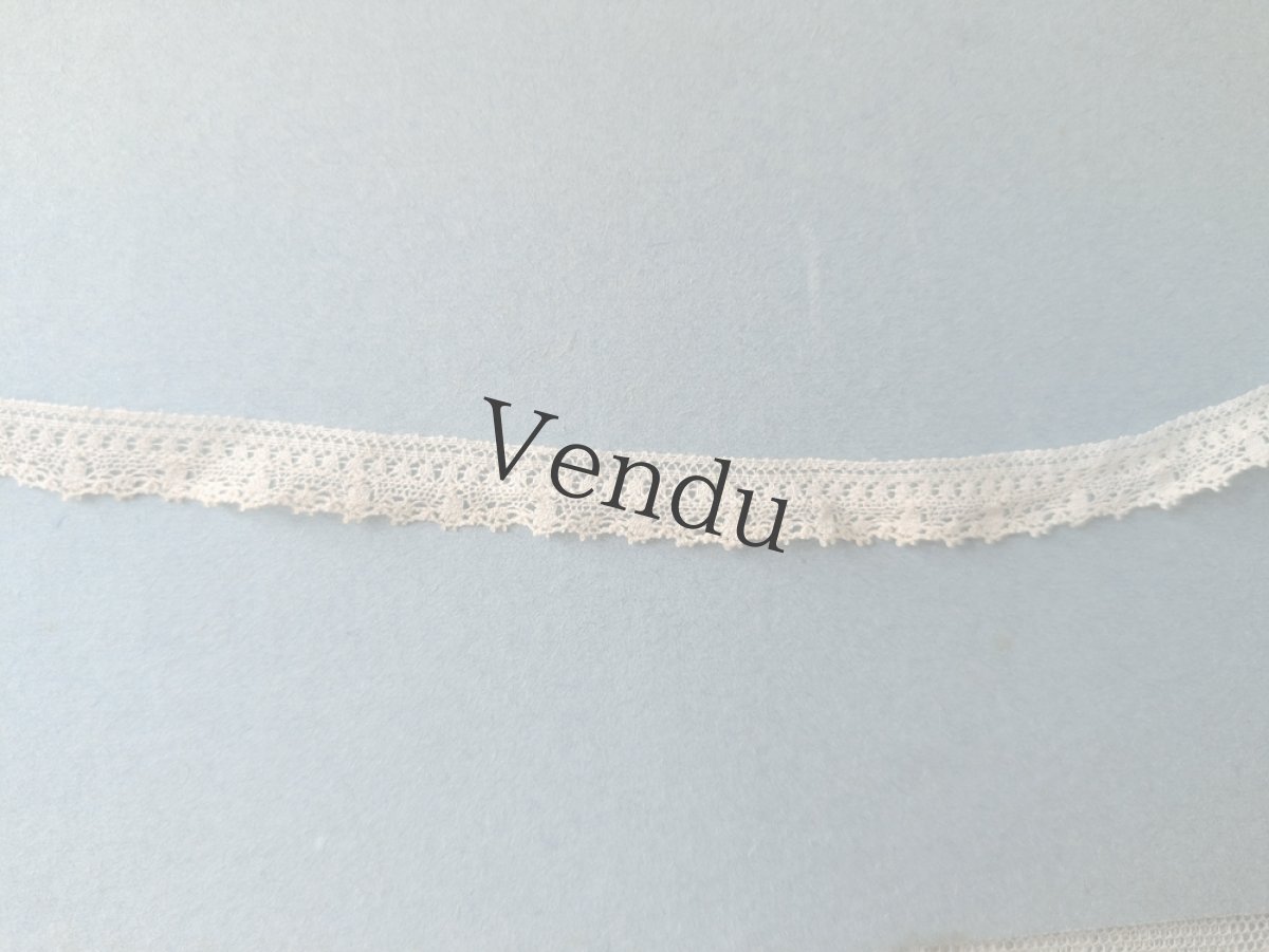 画像4: フランスアンティーク　スカラップレース 102cm (4)