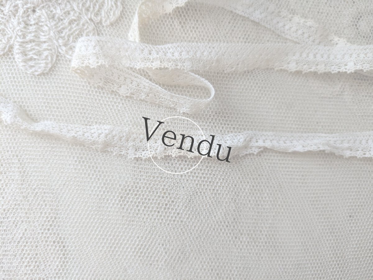 画像5: フランスアンティーク　スカラップレース 102cm (5)