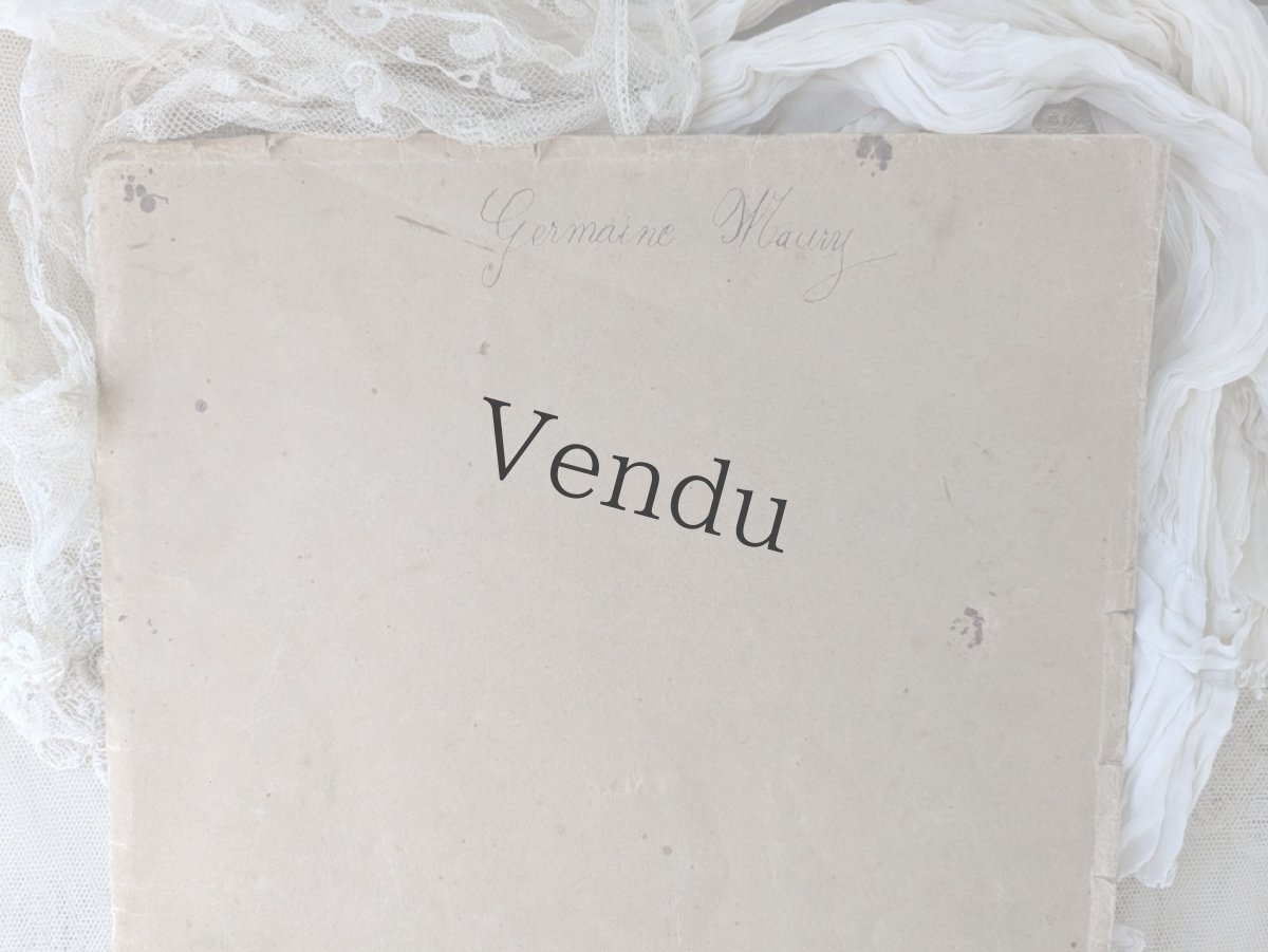 画像2: フランスアンティーク　Germaine(ジェルメーヌ)のクチュリエールノート (2)