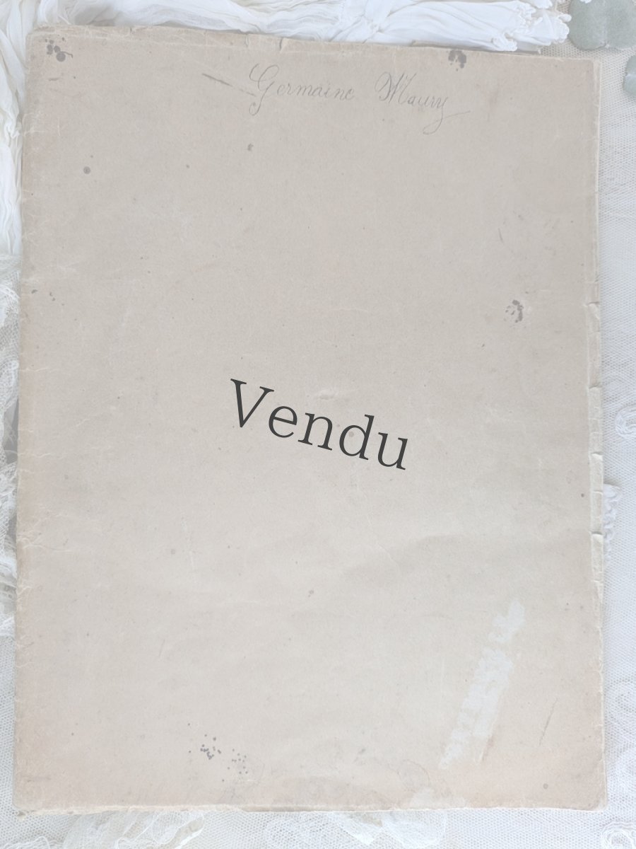 画像9: フランスアンティーク　Germaine(ジェルメーヌ)のクチュリエールノート (9)