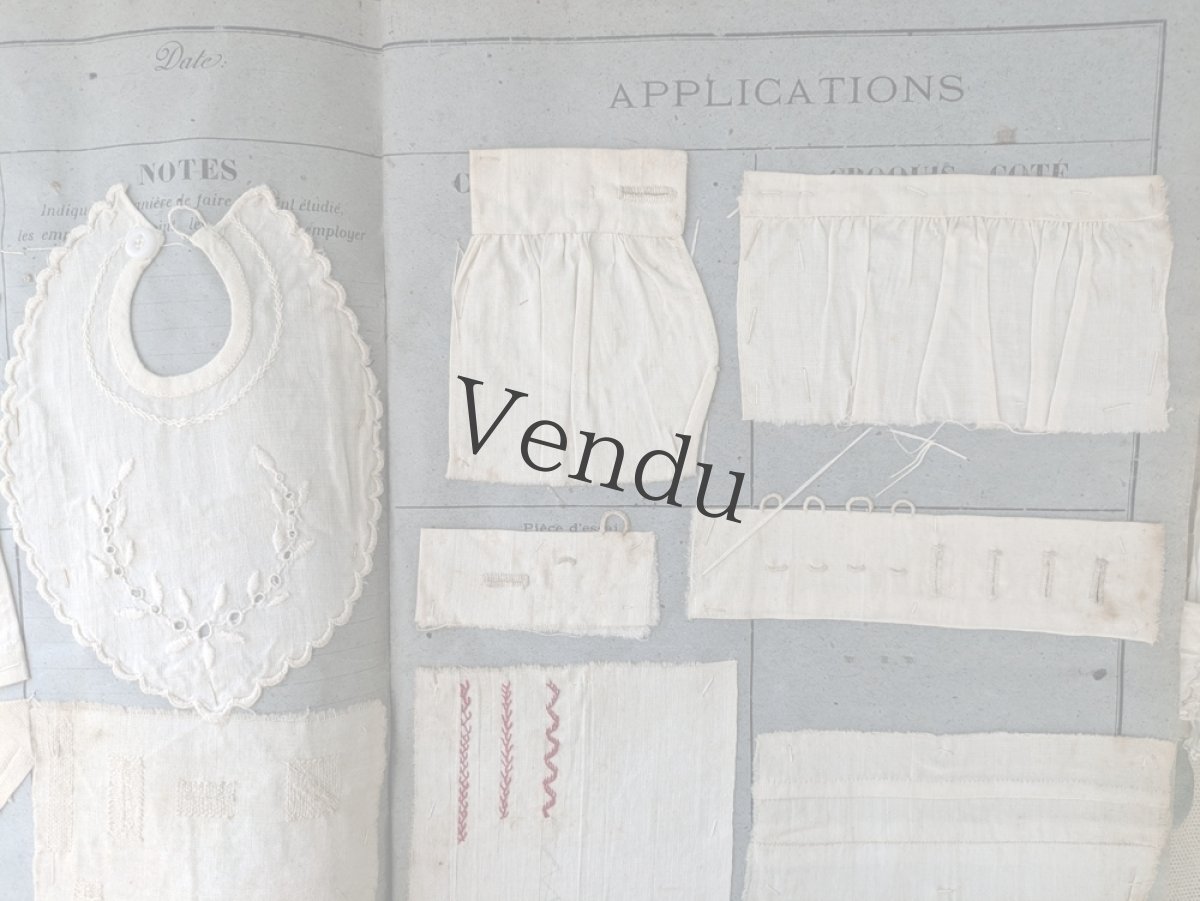 画像1: フランスアンティーク　Germaine(ジェルメーヌ)のクチュリエールノート (1)