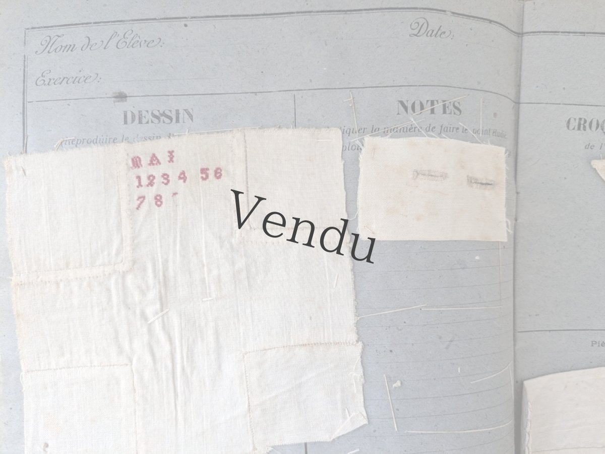 画像6: フランスアンティーク　Germaine(ジェルメーヌ)のクチュリエールノート (6)