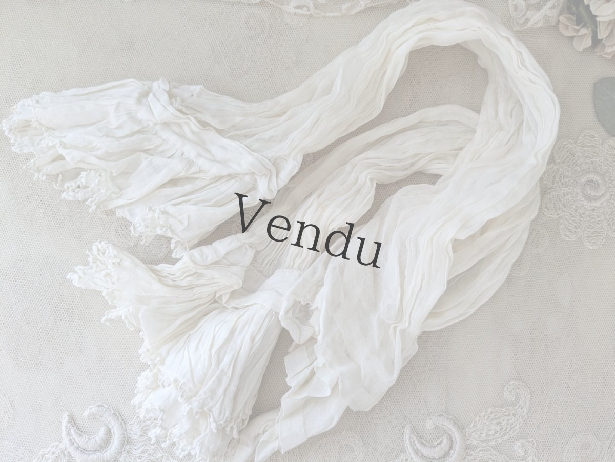 画像1: フランスアンティーク ペアのお袖 (1)