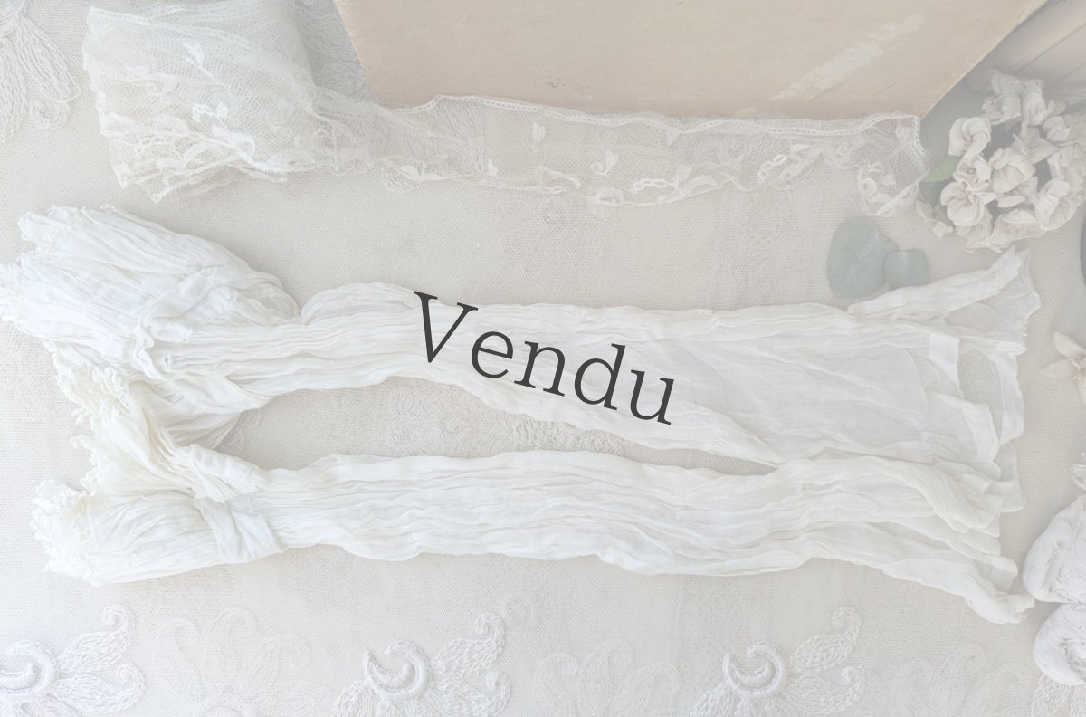 画像5: フランスアンティーク ペアのお袖 (5)