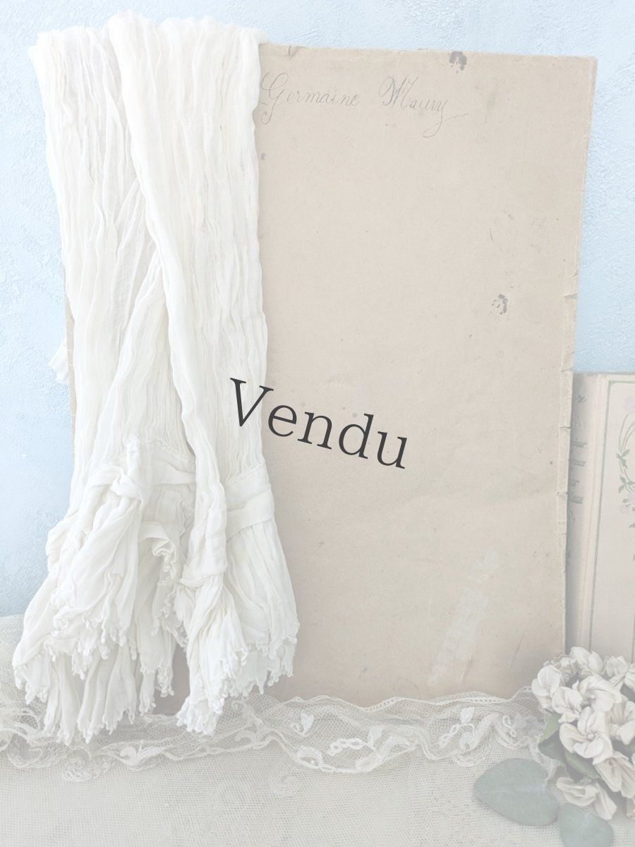 画像9: フランスアンティーク ペアのお袖 (9)