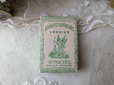 画像1: フランスアンティーク 未使用 紙箱入りホック St Michel (1)