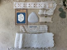 画像1: フランスアンティーク メルスリーセット Blanc (1)