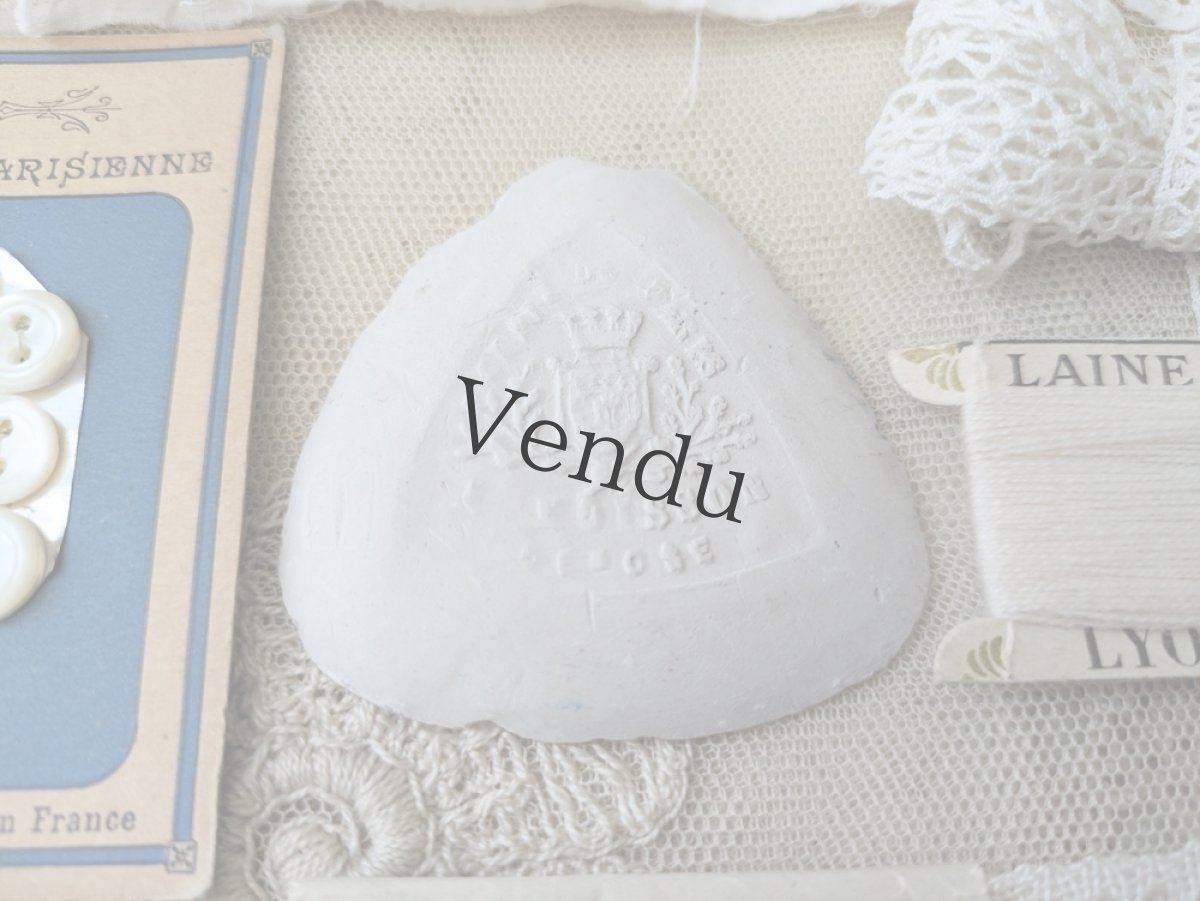 画像4: フランスアンティーク メルスリーセット Blanc (4)