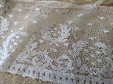 画像5: フランスヴィンテージ 幅広チュールレース 140cm (5)