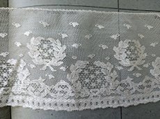 画像6: フランスヴィンテージ 幅広チュールレース 140cm (6)