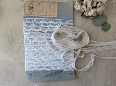 画像6: フランスアンティーク チュールスカラップレース 台紙巻き600cm／360cm (6)