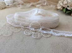 画像8: フランスアンティーク チュールスカラップレース 台紙巻き600cm／360cm (8)