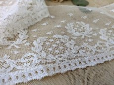 画像3: フランスヴィンテージ 幅広チュールレース 140cm (3)