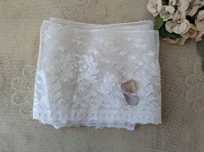画像7: フランスヴィンテージ 幅広チュールレース 140cm (7)