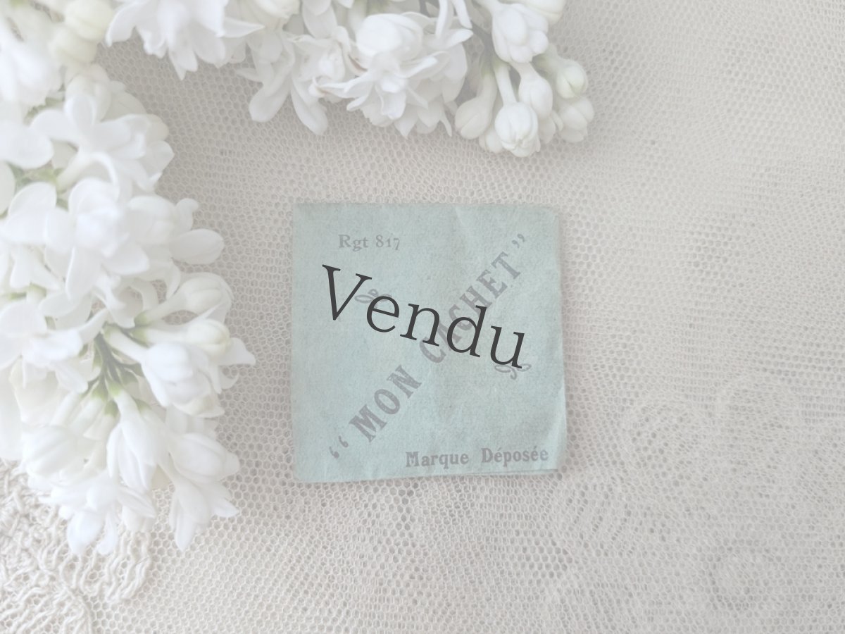 画像6: フランス 1900年前後 シーリングワックス風イニシャル「N」シールセット 15枚 (6)