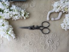 画像1: フランスヴィンテージ　野うさぎの手芸ばさみ (1)
