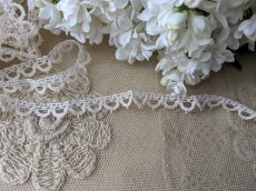 画像2: フランスヴィンテージ スカラップレース 342cm (2)