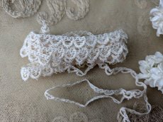 画像4: フランスヴィンテージ スカラップレース 342cm (4)