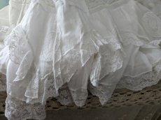 画像6: フランスアンティーク たっぷりレースのジュポン (6)