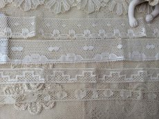 画像2: フランスヴィンテージ　台紙巻き4種レース トータル5ｍ以上 (2)
