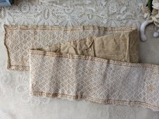 画像1: フランスアンティーク　サンプルレース  80cm (1)