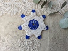 画像4: フランス 1900-1910年 星形リネン糸巻き 100 FFF LILLE (4)