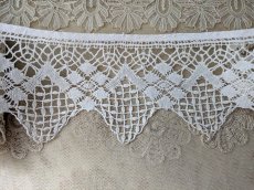 画像3: フランスヴィンテージ 幅広スカラップレース 465cm (3)