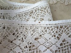 画像6: フランスヴィンテージ 幅広スカラップレース 465cm (6)