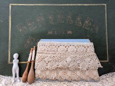 画像5: フランスヴィンテージ 台紙巻きボビンレース 3種セット 338cm (5)