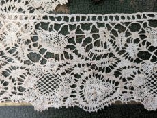 画像2: フランスヴィンテージ 手編みボビンレース 95cm (2)