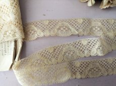 画像3: フランスヴィンテージ 台紙巻きレース 865cm (3)