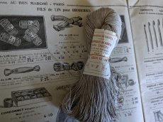 画像2: フランス 1900年前後 リネン糸束 Mlle SIMON  (2)