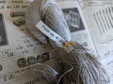 画像4: フランス 1900年前後 リネン糸束 Mlle SIMON  (4)