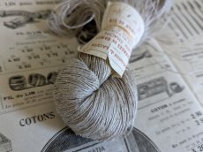 画像5: フランス 1900年前後 リネン糸束 Mlle SIMON  (5)