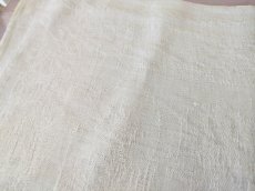 画像5: フランスアンティーク イニシャル手刺繍SD ダマスク織クロス 58×77cm (5)
