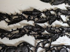 画像5: フランス 1900年前後 ビーズ刺繍装飾パーツセット (5)