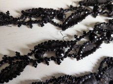 画像6: フランス 1900年前後 ビーズ刺繍装飾パーツセット (6)